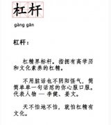 网络用语杠杆是什么梗什