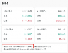 比特币暴跌50万人爆仓17亿